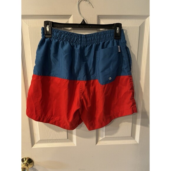 Chubbies Board Shorts Mens Sz M Red Blue ColorBlock Swim Trunks - Picture 6 of 13